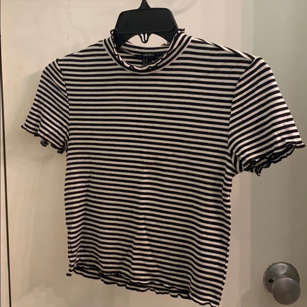 Striped baby tee